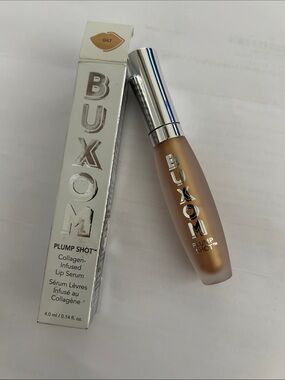 Buxom Plump Shot Collagen-Infused Lip Serum — Gilt Peachy Nude